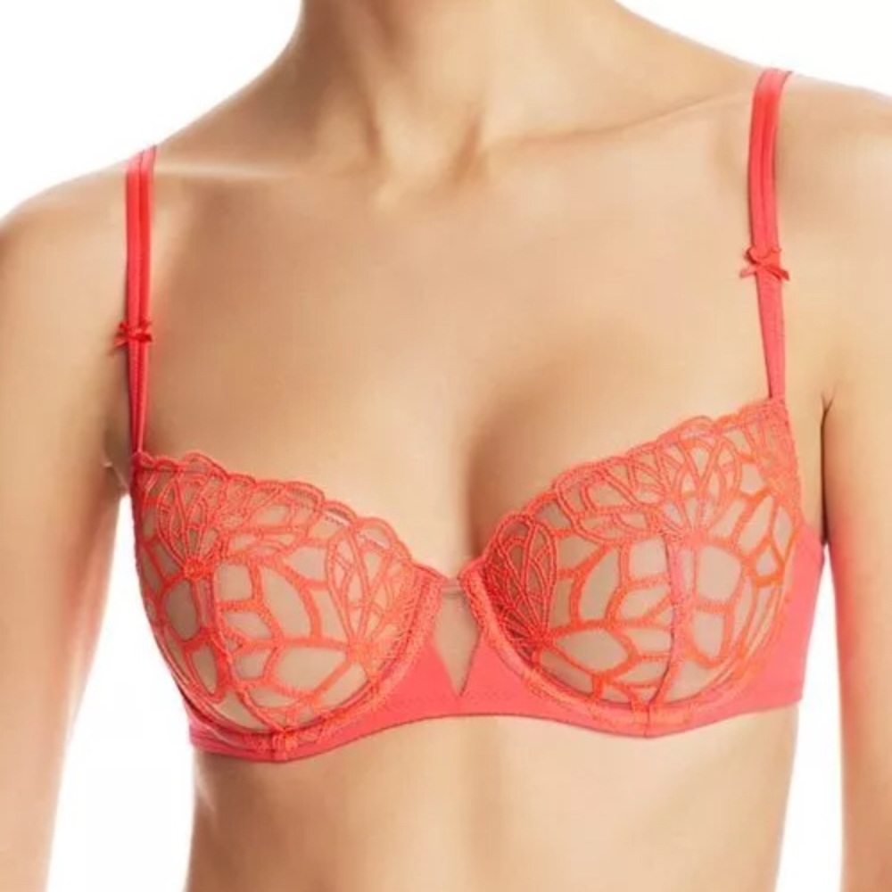 Simone Perele Java Underwire Demi Bra 34C Ignite - Picture 5 of 5
